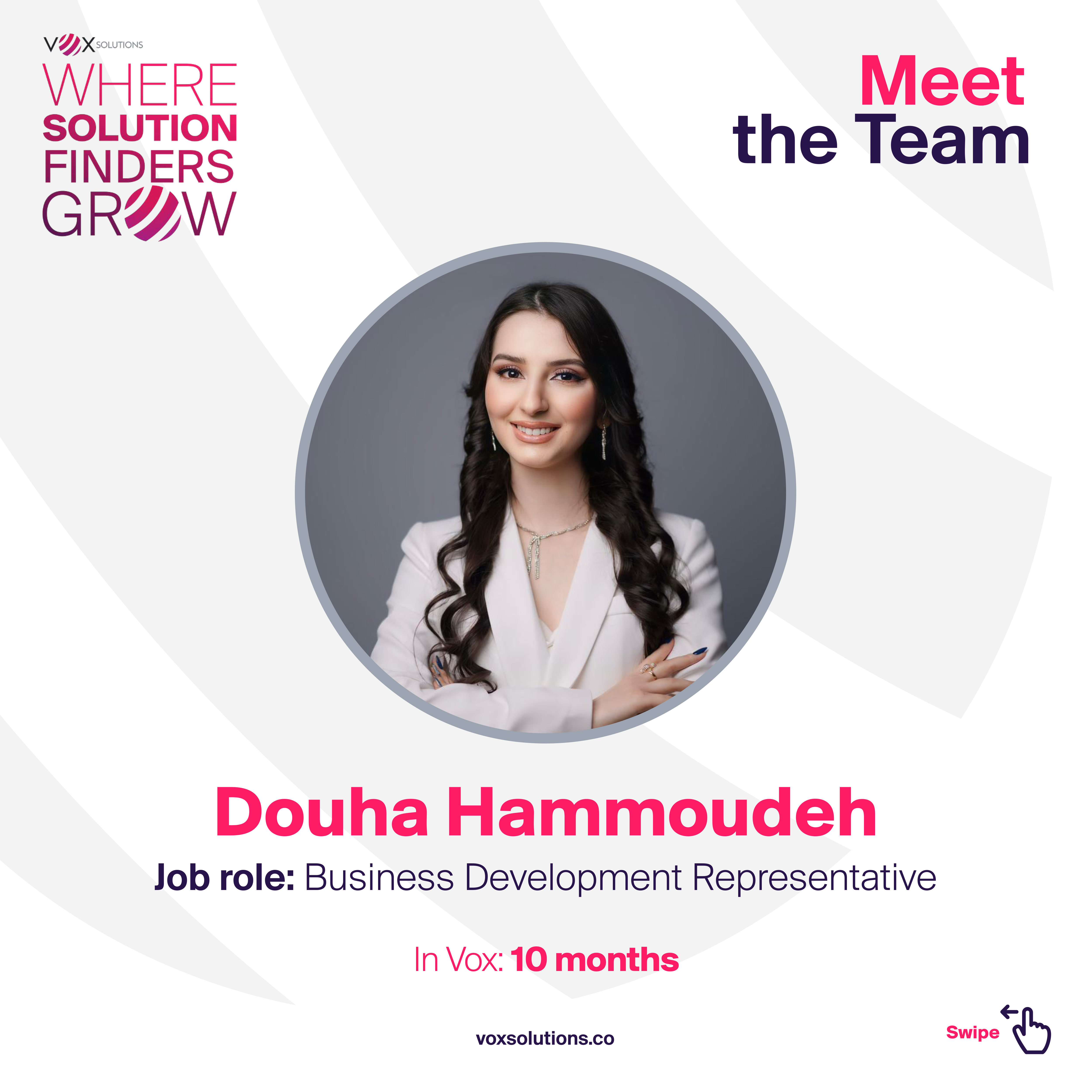 Meet our Vox Team - Douha